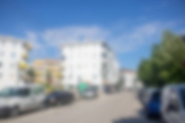 sokak görünümü, bulanık arkaplan