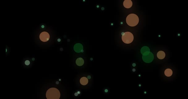 Eine Faszinierende Animation Die Schwebende Teilchen Vor Einem Dunklen Hintergrund — Stockvideo