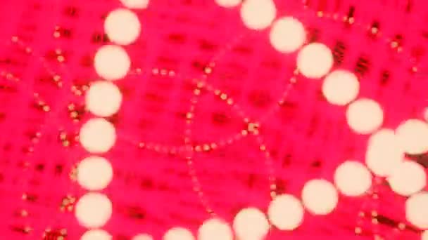 Animatie Kenmerkt Bewegende Abstracte Deeltjes Kleurrijke Lijnen — Stockvideo