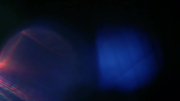 Fuites Lumière Fond Abstrait Lentille Transparente Effet Fond Arrondi Brûlures — Video