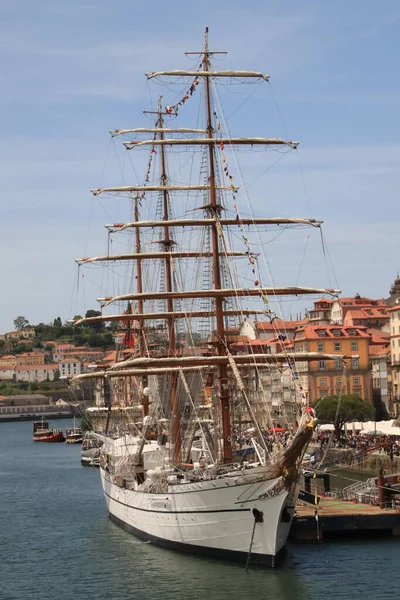 Boat Sagres Ribeira Porto — Stock Photo, Image