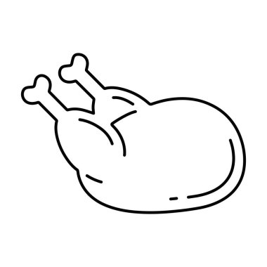 Beyaz arkaplanda hindi simgesi, vektör illüstrasyonu.