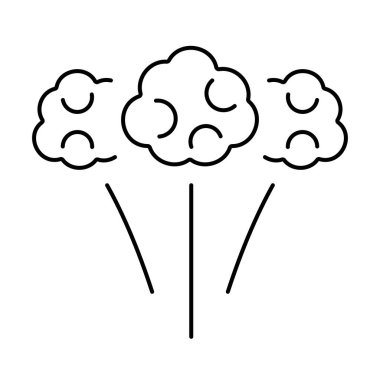 Beyaz arkaplanda izole edilmiş vegan bitki simgesi, vektör illüstrasyonu.