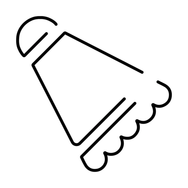 Ikona Badmintona Białym Tle Ilustracja Wektora — Wektor stockowy