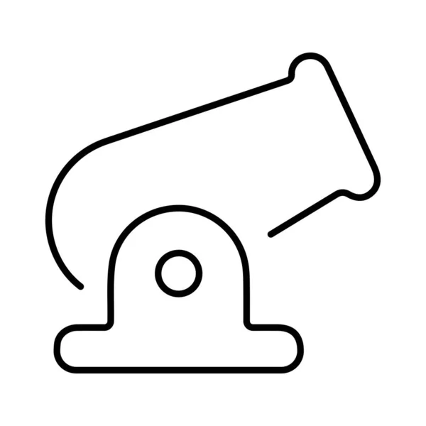 Kanon Symbol Auf Weißem Hintergrund Vektorillustration — Stockvektor