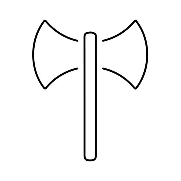 Labrys Symbol Auf Weißem Hintergrund Vektorillustration — Stockvektor