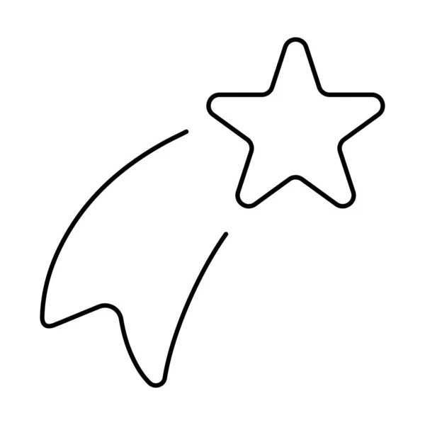 Звезда Вифлеемской Иконки Белом Фоне Векторная Иллюстрация — стоковый вектор