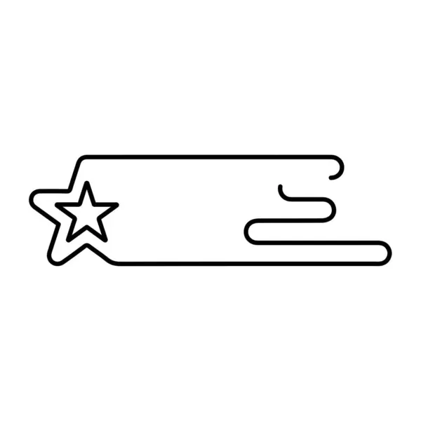 Иконка Полета Звезды Белом Фоне Векторная Иллюстрация — стоковый вектор
