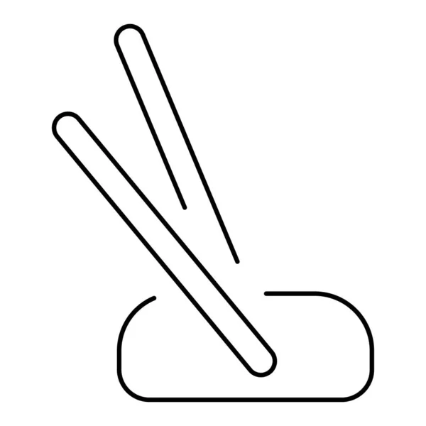Sushi Symbol Auf Weißem Hintergrund Vektorillustration — Stockvektor