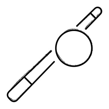 Bilardo beyaz arka planda fırça darbeleri. Vektör illüstrasyonu.