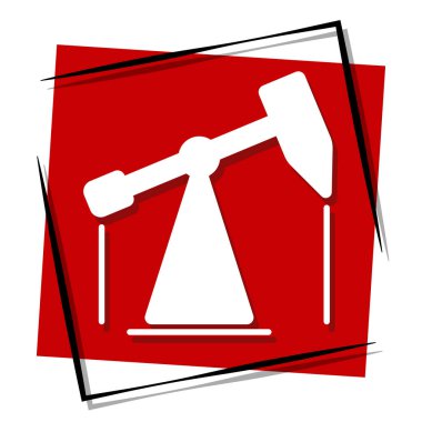 Beyaz arkaplanda izole edilmiş yağ simgesi, vektör illüstrasyonu.