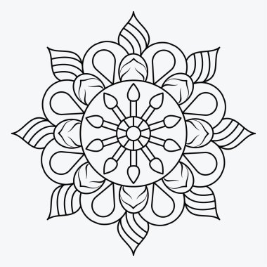 Yetişkinler için Farklılık Stoku Mandala Renklendirme Kitabı