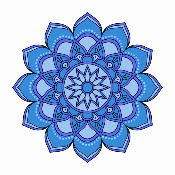 Livre Coloriage Mandala Moins Stressant Pour Adultes Volume — Image vectorielle