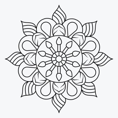 Yetişkinler için Farklılık Stoku Mandala Renklendirme Kitabı