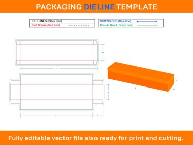Mücevher Kutusu, Kibrit kutusu, Hediye Kutusu Diline Şablonu