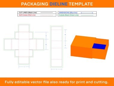 Eşleştirme Kutuları, Dieline Şablonu