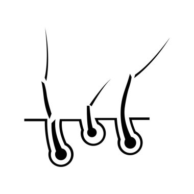 Tüylü Düzenlenebilir ve Boyutlandırılabilir Vektör Simgesi