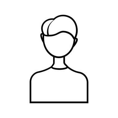  MALE AVATAR Düzenlenebilir ve Yeniden Boyutlandırılabilir Vektör Simgesi