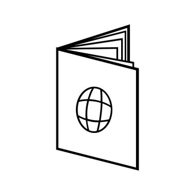  PASSPORT Düzenlenebilir ve Yeniden Boyutlandırılabilir Vektör Simgesi