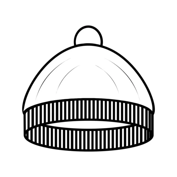 Стол Wool Cap Икона Вектор — стоковый вектор