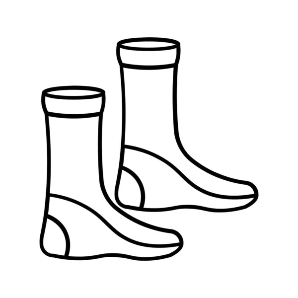 Ícone Vetor Editável Redimensionável Socks —  Vetores de Stock