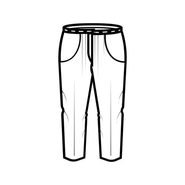 Trousers Icono Vectorial Editable Redimensionable — Vector de stock