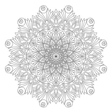 1 Mandala Şablonu 11 Kopya 15 Açı