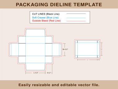 Mini Ayakkabı Kutusu, Favori Hediye Kutusu Diline Şablonu