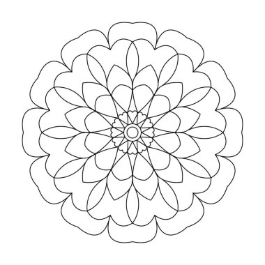 Kdp kitap içi için Ritmik Işıklandırma boyama kitabı sayfası