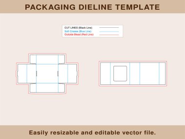 Sabun Kutusunu Göster, Dieline Şablonu