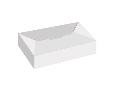 Dikdörtgen Kutusu, Depolama Kutusu, Paketleme Kutusu, Dieline Şablonu