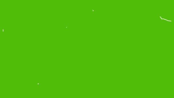 Chroma Chave Poeira Arranhões Efeito Sobreposição Tela Verde Imagens Alta — Vídeo de Stock