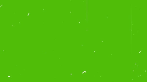 Dust Scratches Hairs Green Screen Overlay Effect High Quality Footage — Wideo stockowe