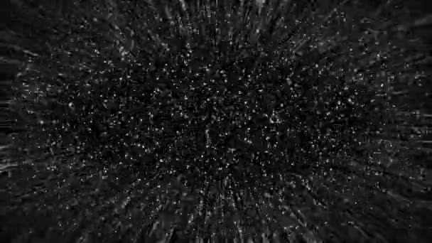 无缝圈虫洞穿过时间和空间 在这个科幻的星球上一直向前翘曲 高质量的4K镜头 — 图库视频影像