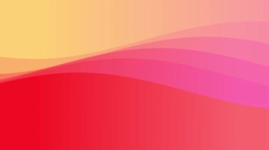 Renkli eğimli kırmızı dalgalar arka plan animasyonu. Yüksek kalite 4k görüntü