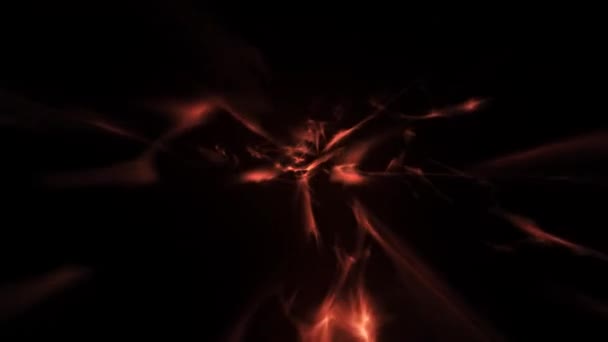 Zboară Prin Nebuloasă Spațiu Zburând Într Frumoasă Gaură Vierme Cosmice — Videoclip de stoc