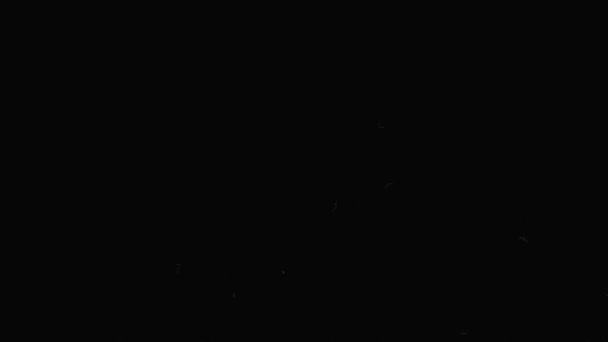 Старая Поврежденная Текстура Пленки Шум Грязь Зерно Динамический Эффект Прокатки — стоковое видео