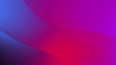 Soyut 3D mavi ve pembe kıvrımlı dalgalı animasyon. Yüksek kalite 4k görüntü