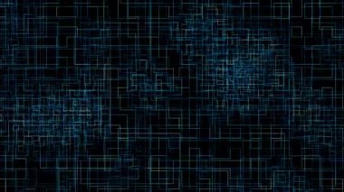 Parçacıkları ve Dijital Veri Ağı Bağlantıları olan Dijital Siber Uzay. Yüksek Hız Bağlantısı ve Veri Analizi Teknolojisi Dijital Soyut Arkaplan Kavramı. Kusursuz döngü. 4 bin. Yüksek kalite 4k