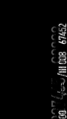 İşaretli ve işaretli dinamik film efekti. Retro vintage giriş bandı çalışıyor. Yüksek kaliteli FullHD görüntüler