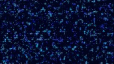 Fütürist akış veri iletişimi, dijital teknolojik animasyon arka planı. Yüksek kalite 4k görüntü