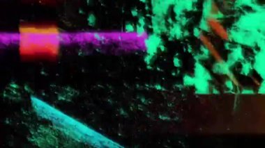 Film gürültü dokusu Retro klasik ekran negatif film çizik şeritli eski görüntü efekti. Yüksek kalite 4k görüntü