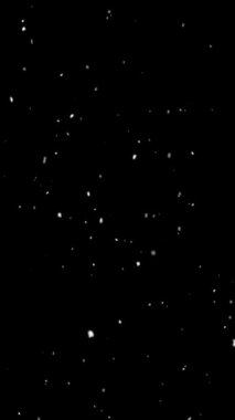 snow overlay, black background. Winter, slowly falling snow effect. High quality 4k footage