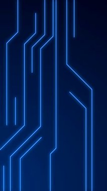 Dikey. Fütürist Teknoloji Çizgileri, fotokopi alanı ile Karanlık Arkaplan Karşısında Ayarlandı. Yüksek kalite 4k görüntü