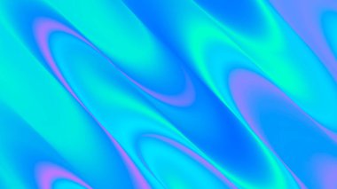 Soyut Holografik Akışkan Tasarım Güzel Mavi ve Mor Tonlar Yumuşak, Dalgalar. Yüksek kalite fotoğraf