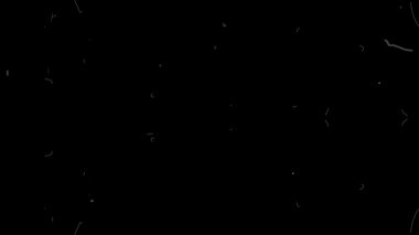 Toz, tahıl, gürültü ve eski hasarlı film yüzeyindeki çizikler. Dinamik kirli film yuvarlanma etkisi dokusu. Yüksek kalite 4k görüntü