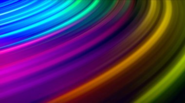 Karanlık arka planda parlak parlak neon halkalar. Yüksek kalite fotoğraf