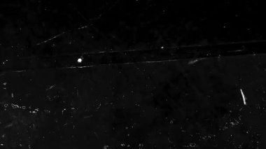 Toz zerreleriyle hasarlı film efekti. Yüksek kalite 4k görüntü