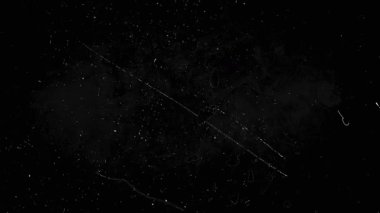 Vintage Video Efektleri için Dusty Film Reel Overlay. Yüksek kalite 4k görüntü