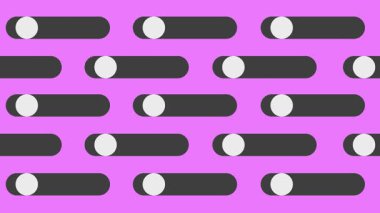 Moda ve Modern Geometrik Desen Anonim Çemberleri ve çubuk hareketli grafikleri yükleme. Yüksek kalite 4k görüntü